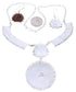 Southwest Jewelry Red Oyster Shell Link Necklace Earrings Set PX35830